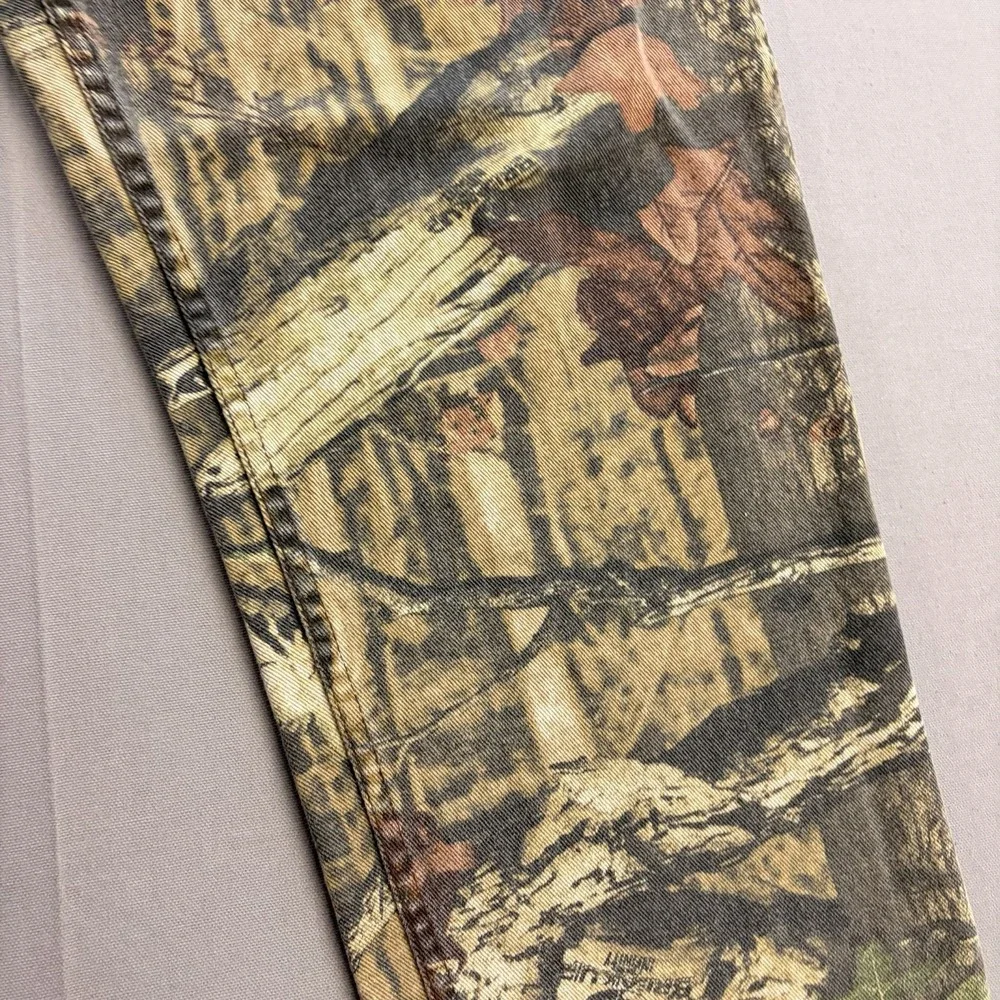 Braided River Mossy Oak Camo Hunting Pants Mens 36x30 Cotton USA Outdoor